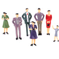 50pcs Model People Figures 1:32 Scale Plastic People Figures Model Building Passengers DIY Character Mixed Color Pose Kids Toys Qme Default Title