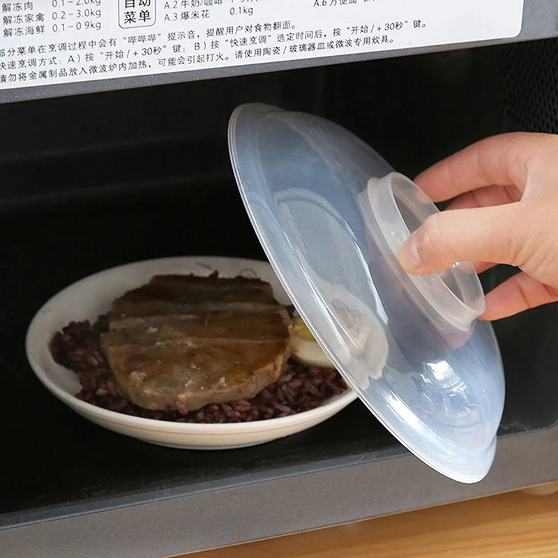 Kitchen Stackable Sealing Disk Cover Universal Plate Bowl Microwave Qme