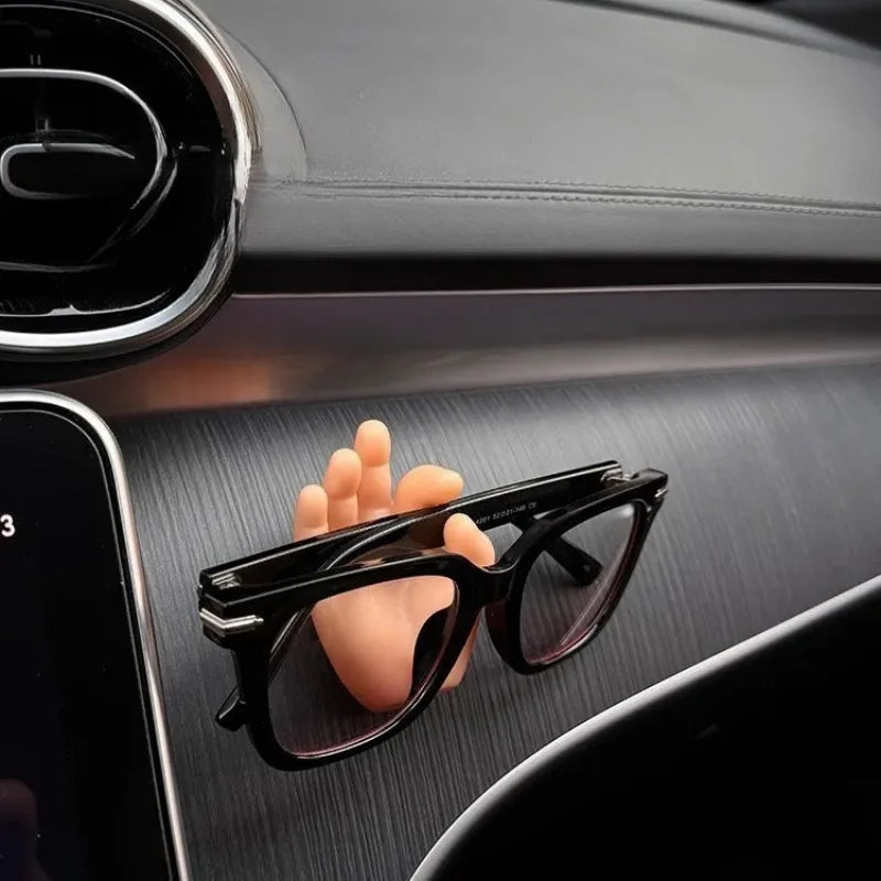 Multifunctional Car Glasses Clip Rack Charging Cable Storage Qme