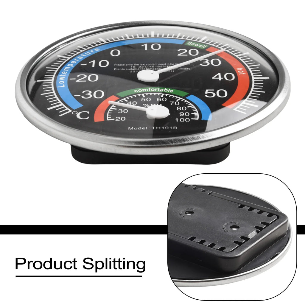 Thermometer Hygrometer Analogue Humidity Wang Hang Analog Indoor Outdoor Thermometer Hygrometer Humidity Gauge Qme