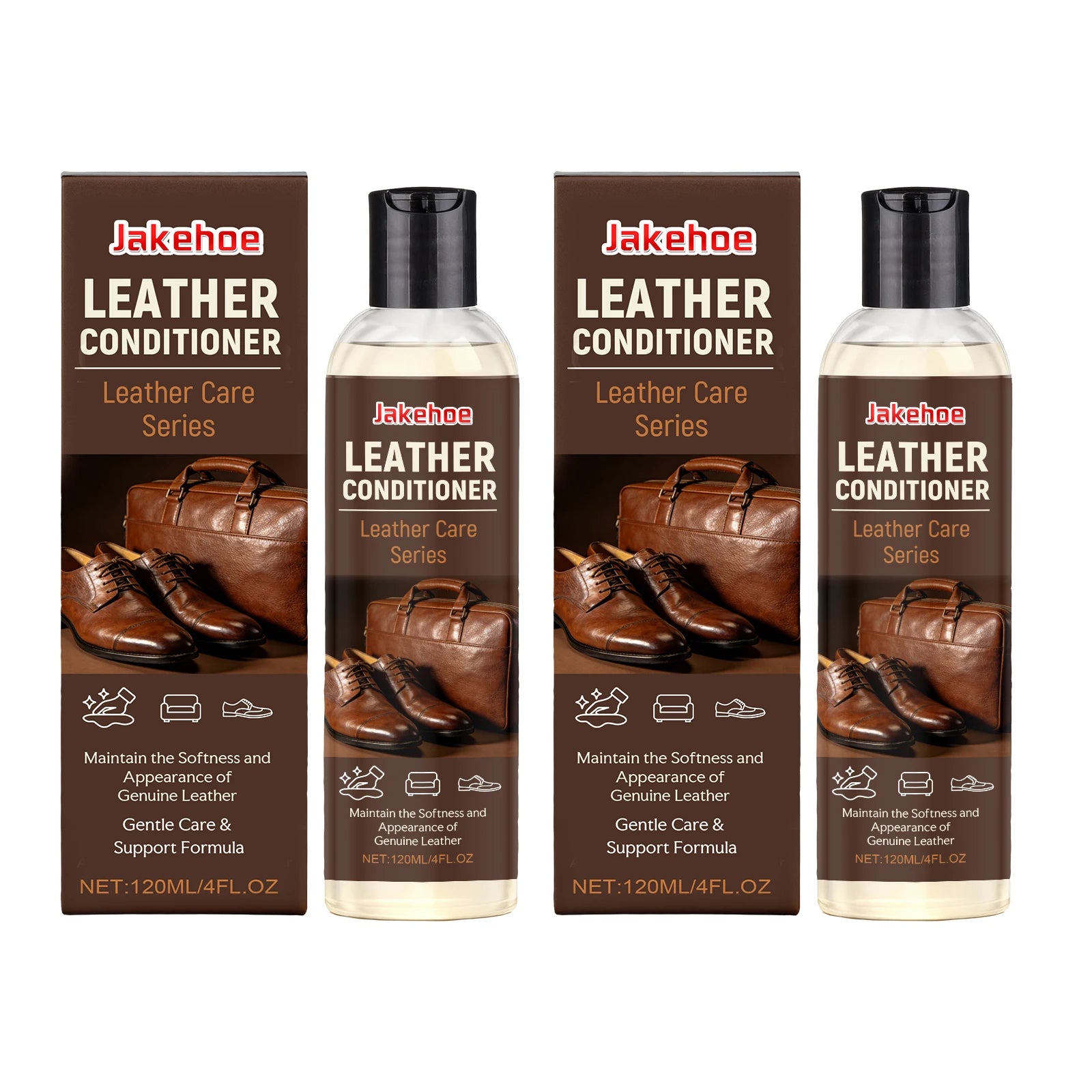 Universal Leather Repair Agent Removing Dirt Repairing Scratches Cracks Prevent Cracking Leather Refurbishment Polishing Cleaner Qme 2 x 120ml Boxed