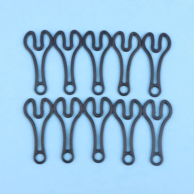 10Pcs Shopping Cart Token Keychain - Supermarket Trolley Unlocking Tool 3D Printed Portable & Reusable Compact Sturdy Design. Qme A1 Black 10PCS
