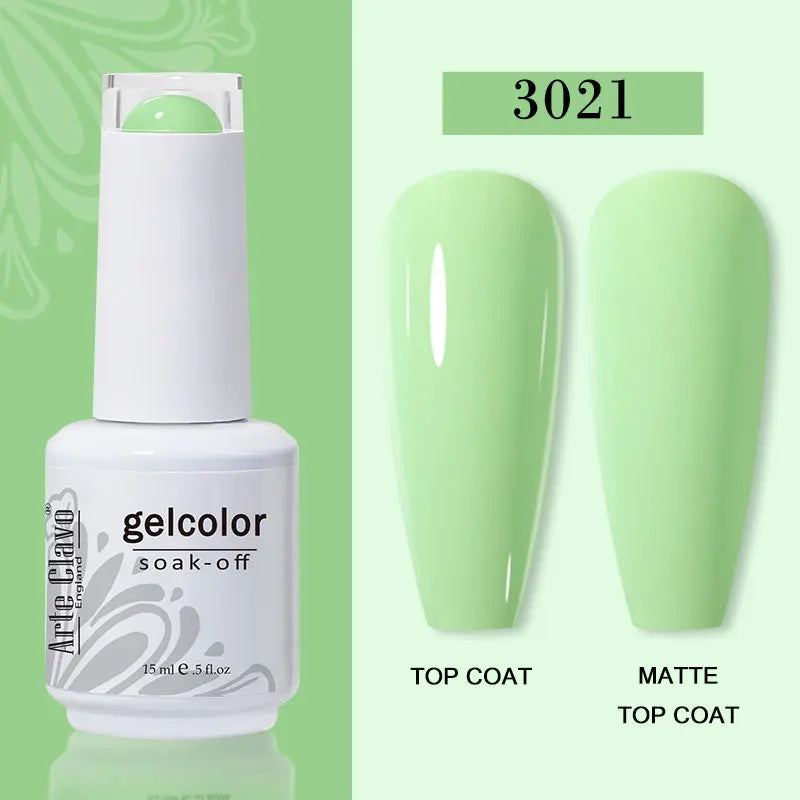 Arte Clavo Transparent Nude Pink Jelly Gel Nail Polish Semi Permanent
