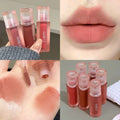 Qibest 6 Colors Velvet Matte Liquid Lipstick Long-Lasting Waterproof Lip Mud Sexy Red Lipgloss Beauty Women Cosmetics Lip Tint Qme 02