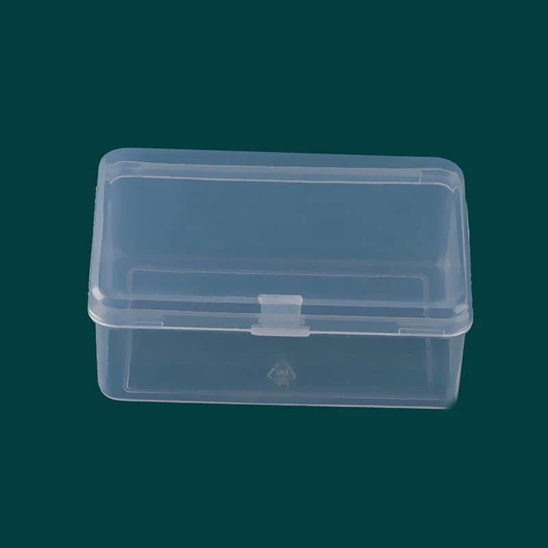 Jewelry Beads Container Sundries Organizer Plastic Transparent Qme