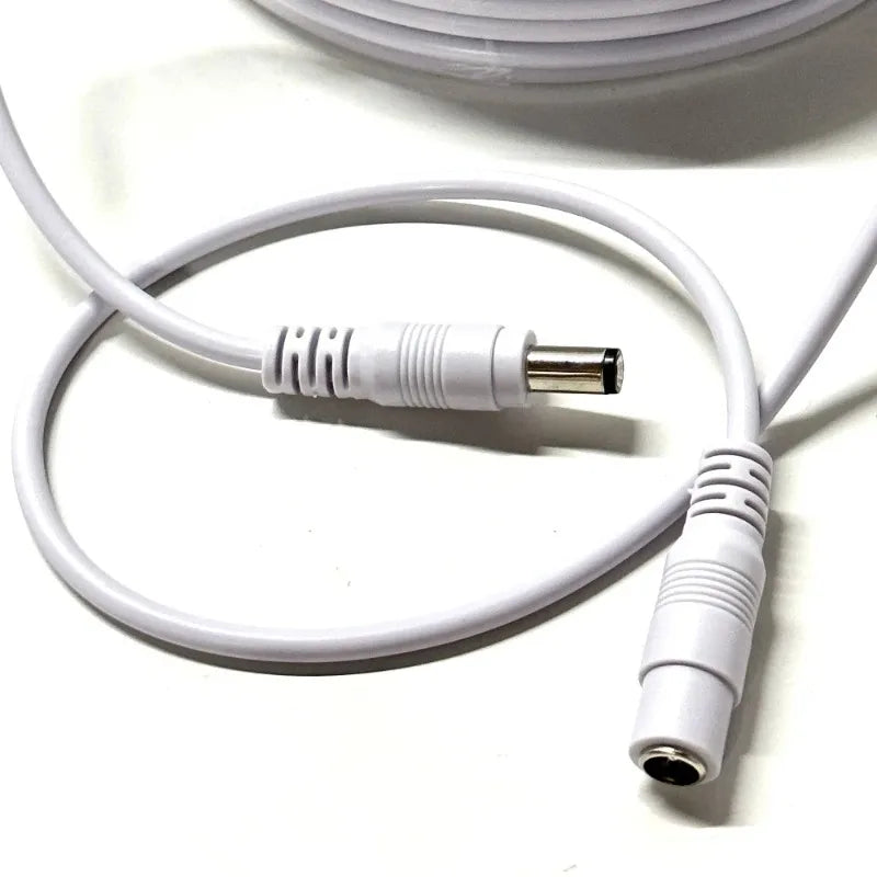 1PCS AHD Network Camera Cable with Power Integrated Cable OD5.0mm All-in-One Ethernet Power Cable Ready-to-Use Qme
