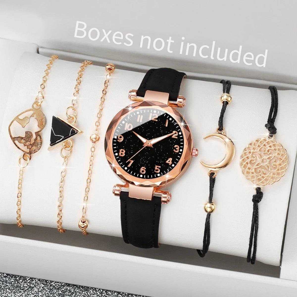 Leisure frosted digital belt women's watch starry night light girl's watch plastic case quartz watch Qme