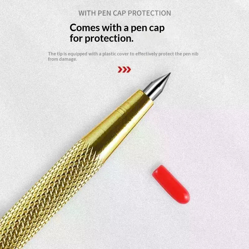 1Pcs Tungsten Steel Alloy Tip Carbide Marker Engraving Pen For Glass Ceramic Metal Wood Engraving Hand Tools Scribing Pen Qme