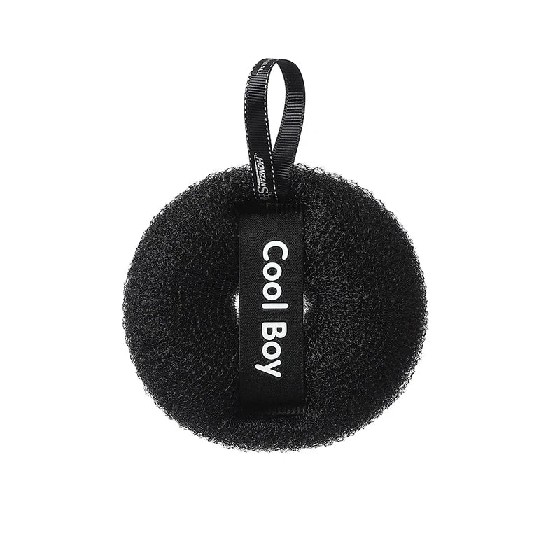 Japanese-Style Massage Bath Ball Bath Scrubber Back Scrub Towel Painless Bathing Experience Qme Black