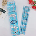 Hello Kitty Kuromi Pencil Case Set Cute Cartoon-Style Solid-Color 2B Pencils 12-Pack HB Writing Pencils Qme 2
