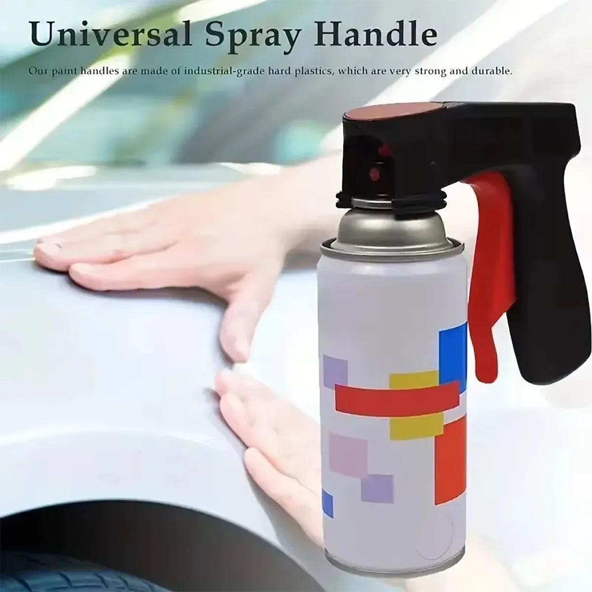 1 Plastic Portable Spray Paint Handle Universal Reusable Car Changing Qme