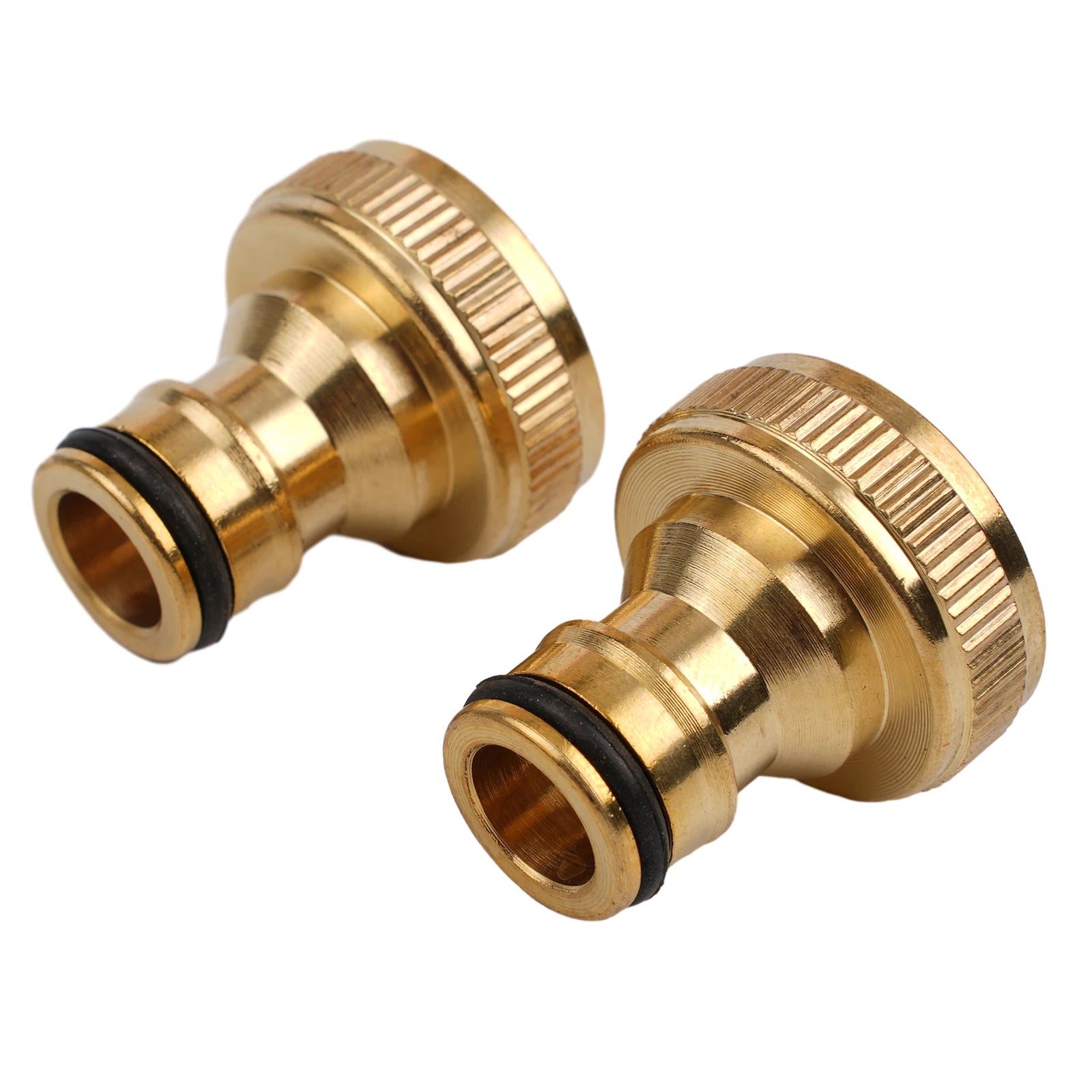 Brass Garden Faucet Hose Tap Water Adapter Connector Fitting 3/4" To 1/2" INCH For 3/4" To 1/2" Faucet Connected With Water Hose Qme