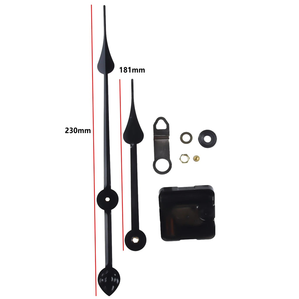 Replacement Clock Mechanism 50-60cm Clock Movement Easy To Use High Torque Long Hands Mechanism Replacement DIY Qme