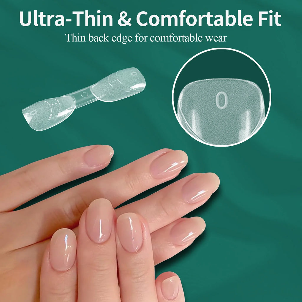 Nailpop Dual Forms Nail System Square Coffin Almond Oval Extension Qme