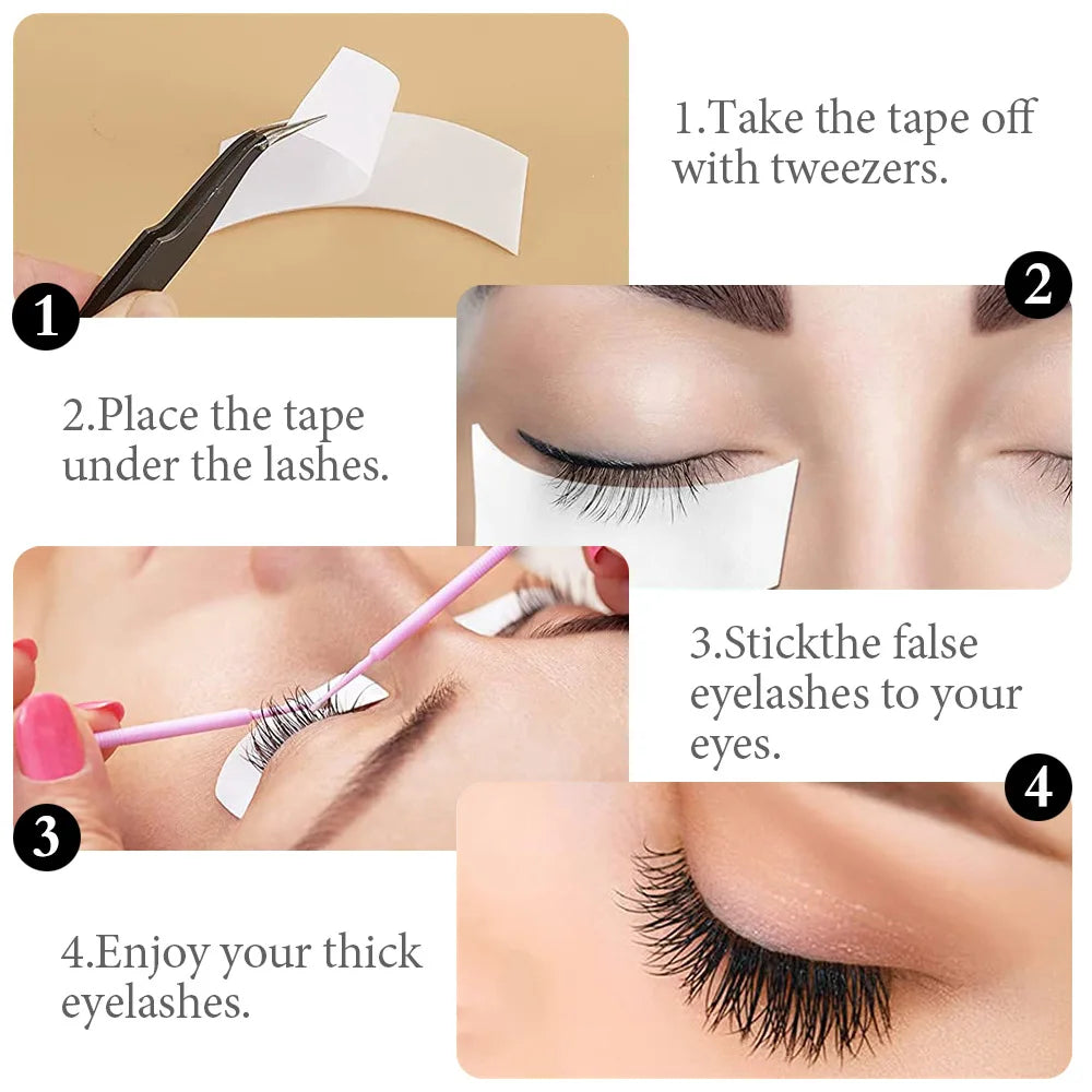 Micro Foam Eyepad Painless Lash Supplies PE Eye Patch Easy Remove Qme