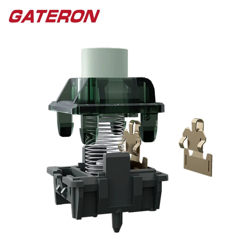 Gateron Magnetic Jade Emerald Switch HIFI Tactile Switches Magnetic Keyboard Game Office Freely Setting Pre Travel Factory Lubrd Qme
