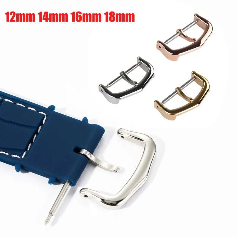 12mm 14mm 16mm 18mm 316L Stainless Steel Watch Buckle For Cartier Watch Replacement Clasp Qme