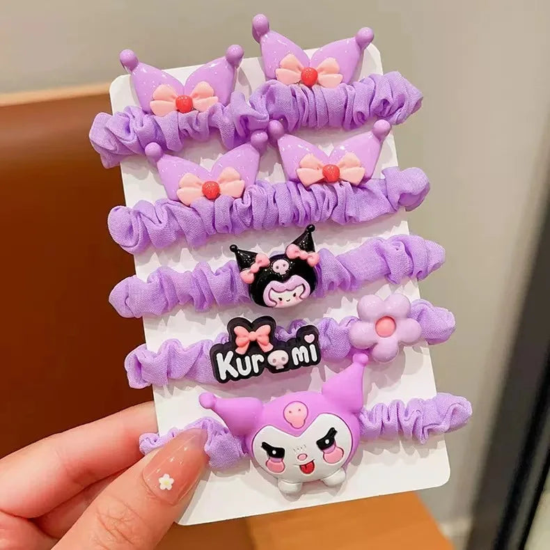 Clow Mi Cartoon Hair Tie Cute Gentle Clips Accessories Students Qme 20