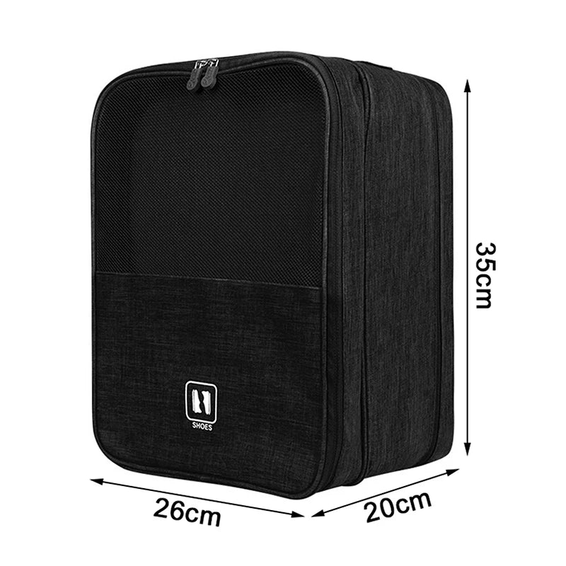 Waterproof Shoe Storage Bag Holds 3 Pairs Shoes Large Capacity Qme A2