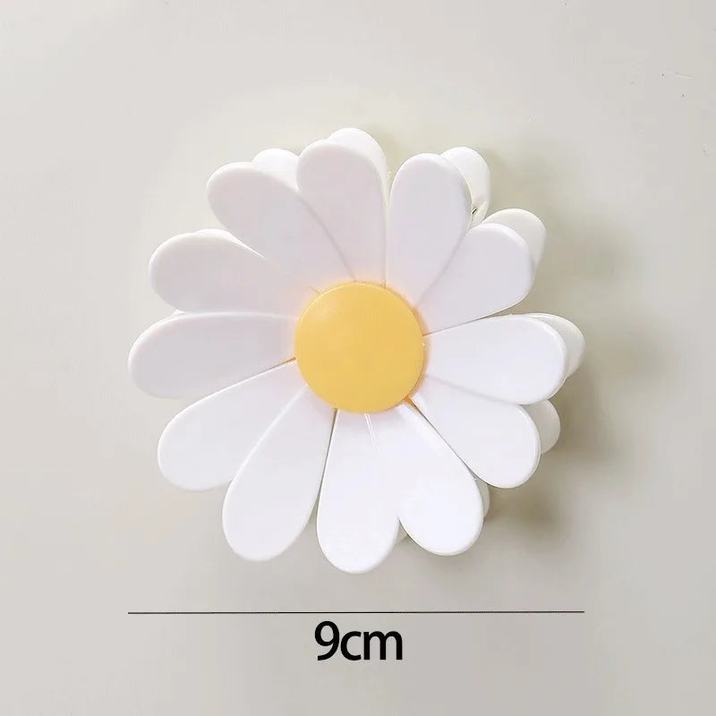 Magnetic Small Daisy Snack Sealing Clip Personalized Petal Creative Qme WHITE