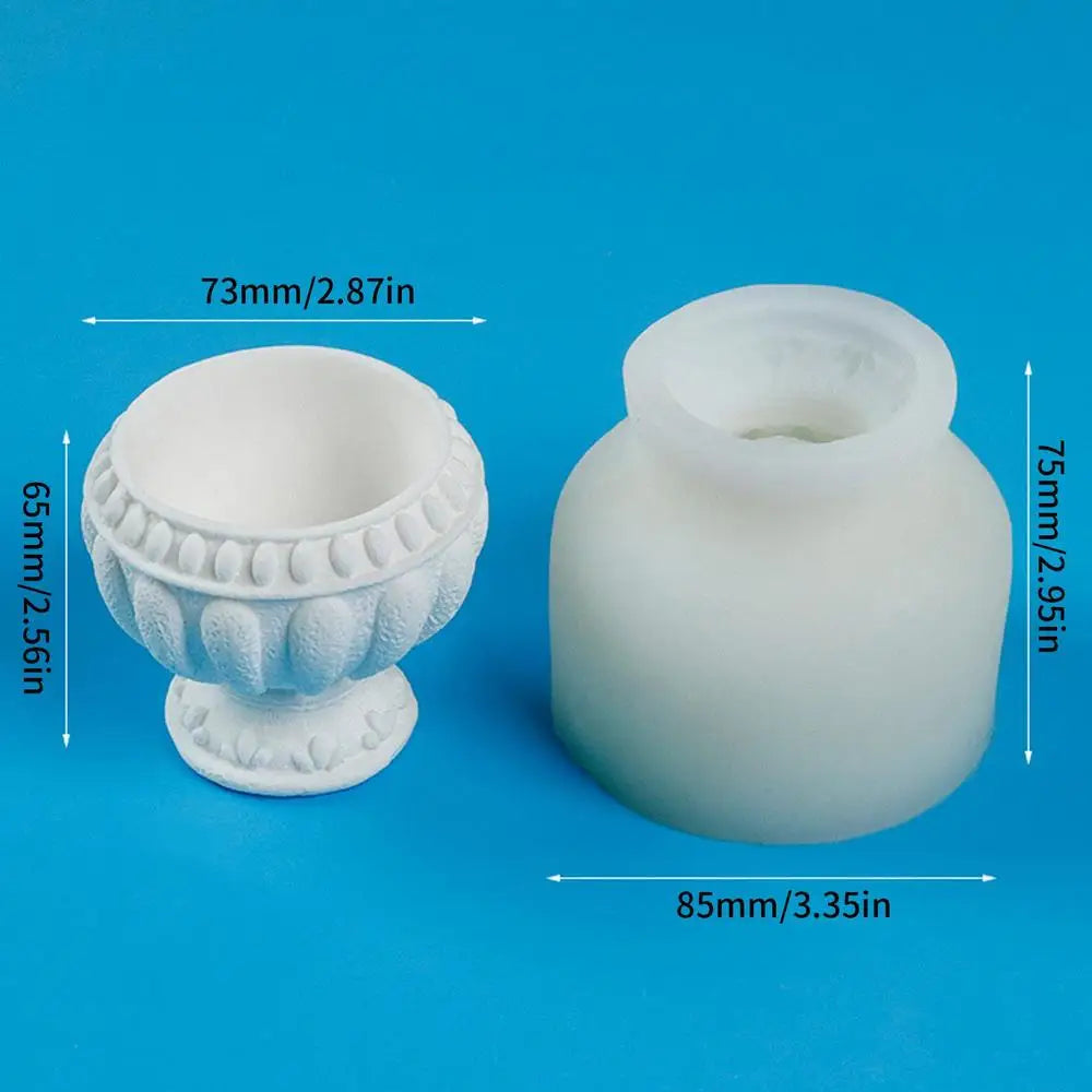 Retro Roman Column Aromatherapy Candle Silicone Mold DIY Portrait Qme A China Mainland