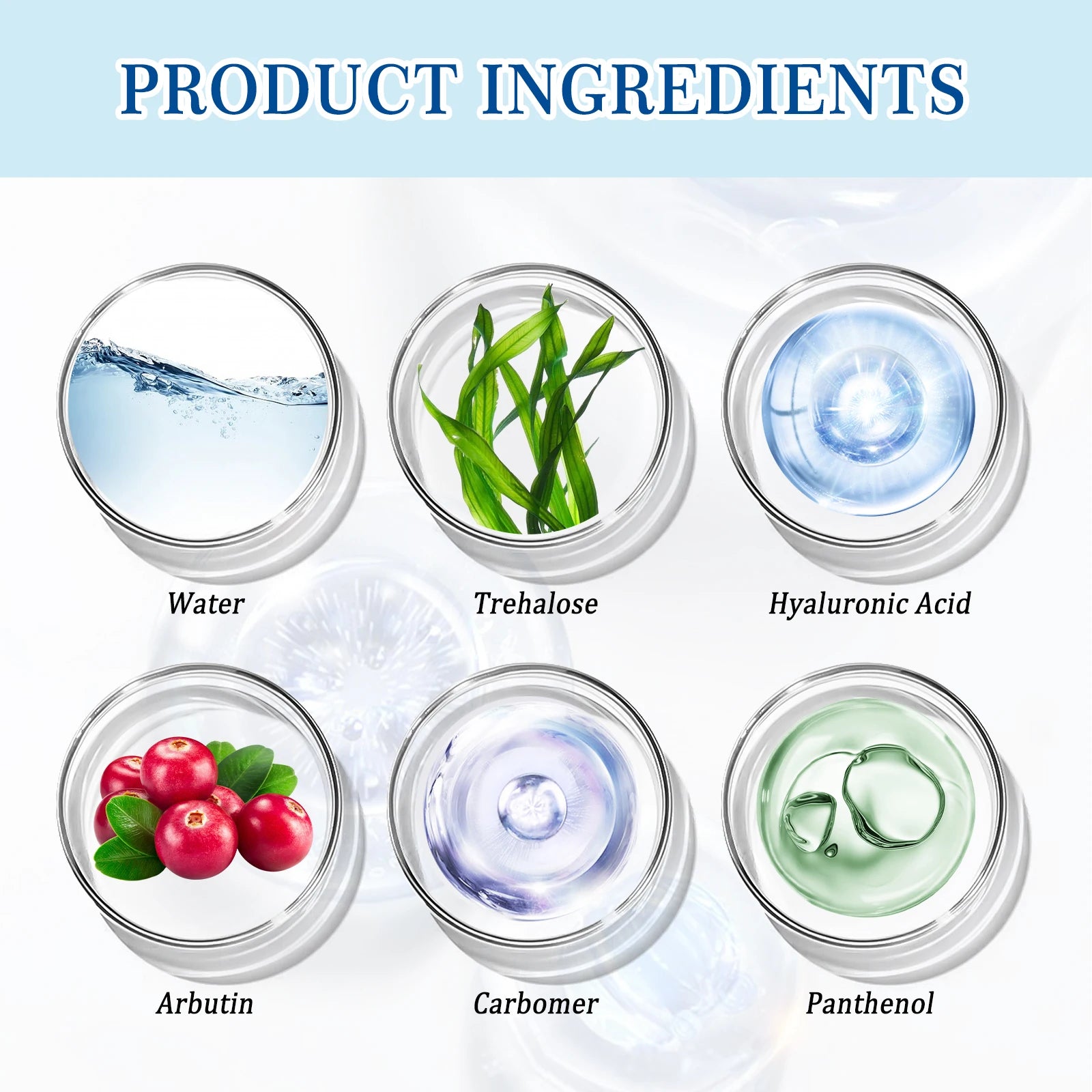 Hyaluronic Acid Facial Serum Fade Fine Line Wrinkle Shrink Pores Tightening Nourishing Deep Moisturizing Facial Skin Essence Qme