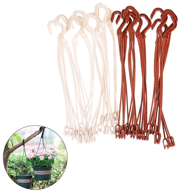 Plant Hanger Hook Flower Pots Hanging Basin Garden Basket Chains Qme