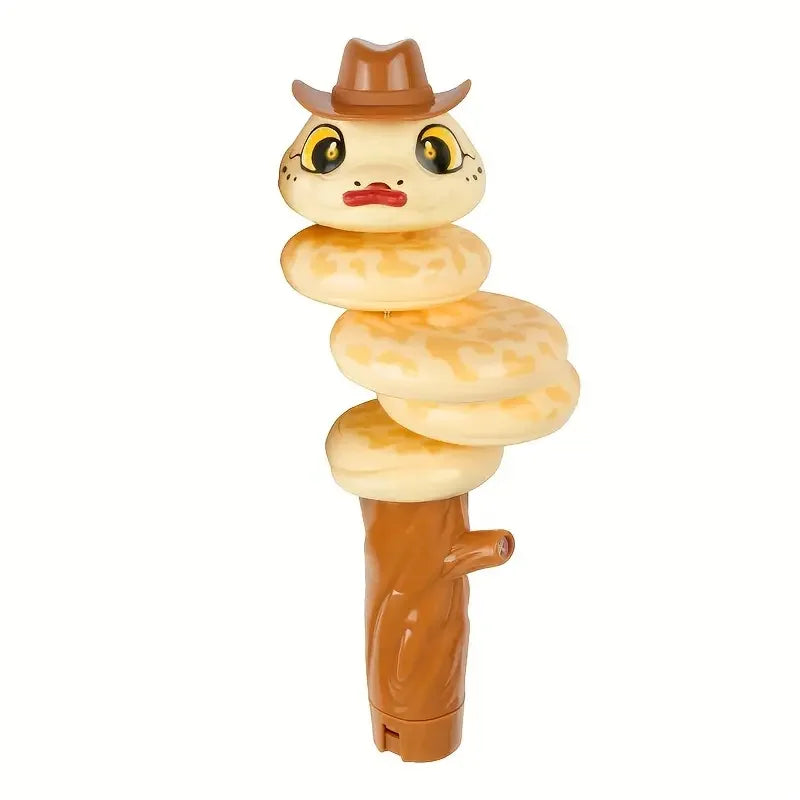 Whistling Snake Toy Twisting Whistle Animal Noise Makers Toddler Decompression Swinging Balance Toy Preschool Educational Toy Qme Yellow twisted snake