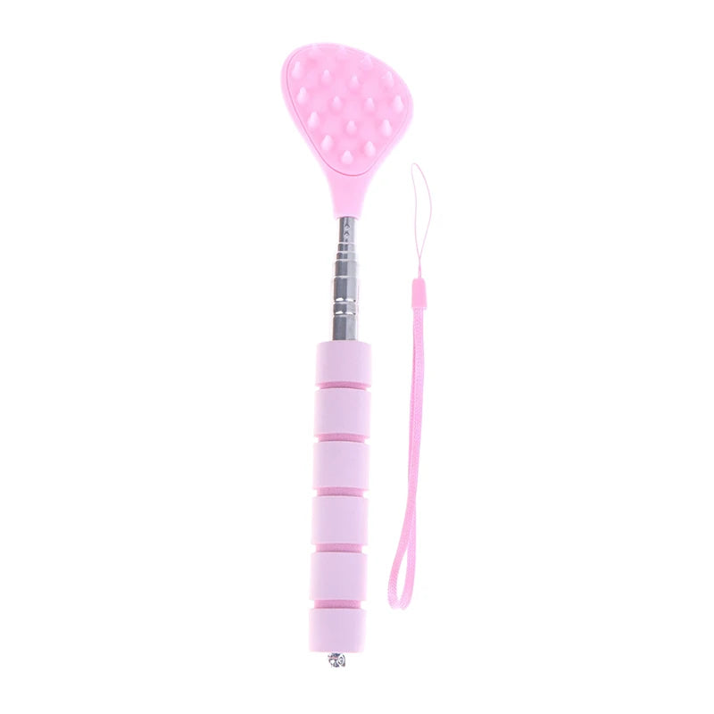 Extendable Cactus Back Scratcher Portable Point Massage Stick Men Qme Pink