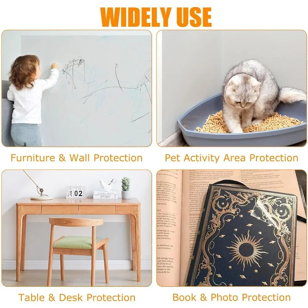 Wall Protector Film Kitchen Oil Proof Wall Sticker Stove Cabinet Heat-resisting Self Adhesive Wallpaper Waterproof Decoration Qme