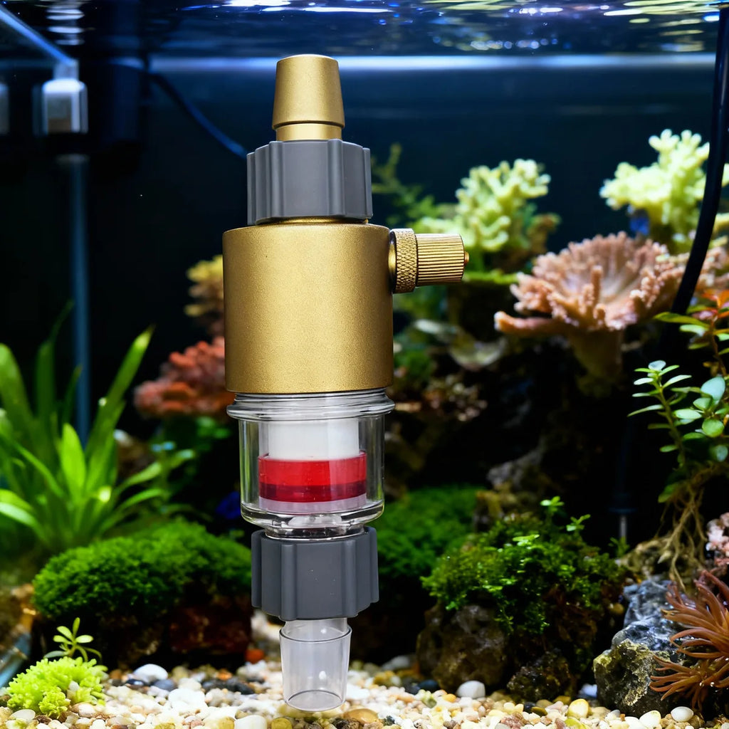 QANVEE External CO2 Diffuser Atomizer Aquarium Accessories Fish Tank Fishbowl Fishing Goods Cylinder Co2 Equipment Product Plant Qme