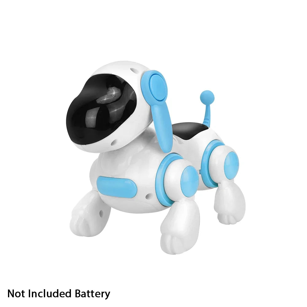 Robot Electronic Dog Robot Dog Stunt Walking Dancing Toy Intelligent Touch Remote Control Electric Pet for Children's Toys Qme Blue
