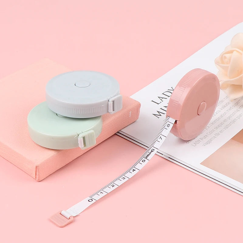 2m Tape Measures Portable Retractable Ruler Children Height Roll Qme