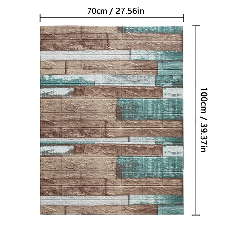 Decorative waterproof and moisture-proof self-adhesive wallpaper retro style home decor bedroom living room background wall Qme E 70cmx1000cm