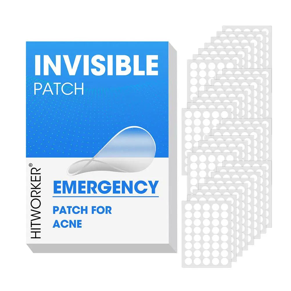 400-1200PCS Invisible Hydrocolloid Acne Patches Zit Spot Stickers For Covering Zits Blemishes With Salicylic Acid & Tea Tree Oil Qme 1200 counts CN