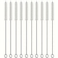 Straw Cleaning Brush, Straw Brush, Tube Cleaning Brush, Long Brush For Straws, Water Bottle, Crevice, Keyboard Qme white 20pcs