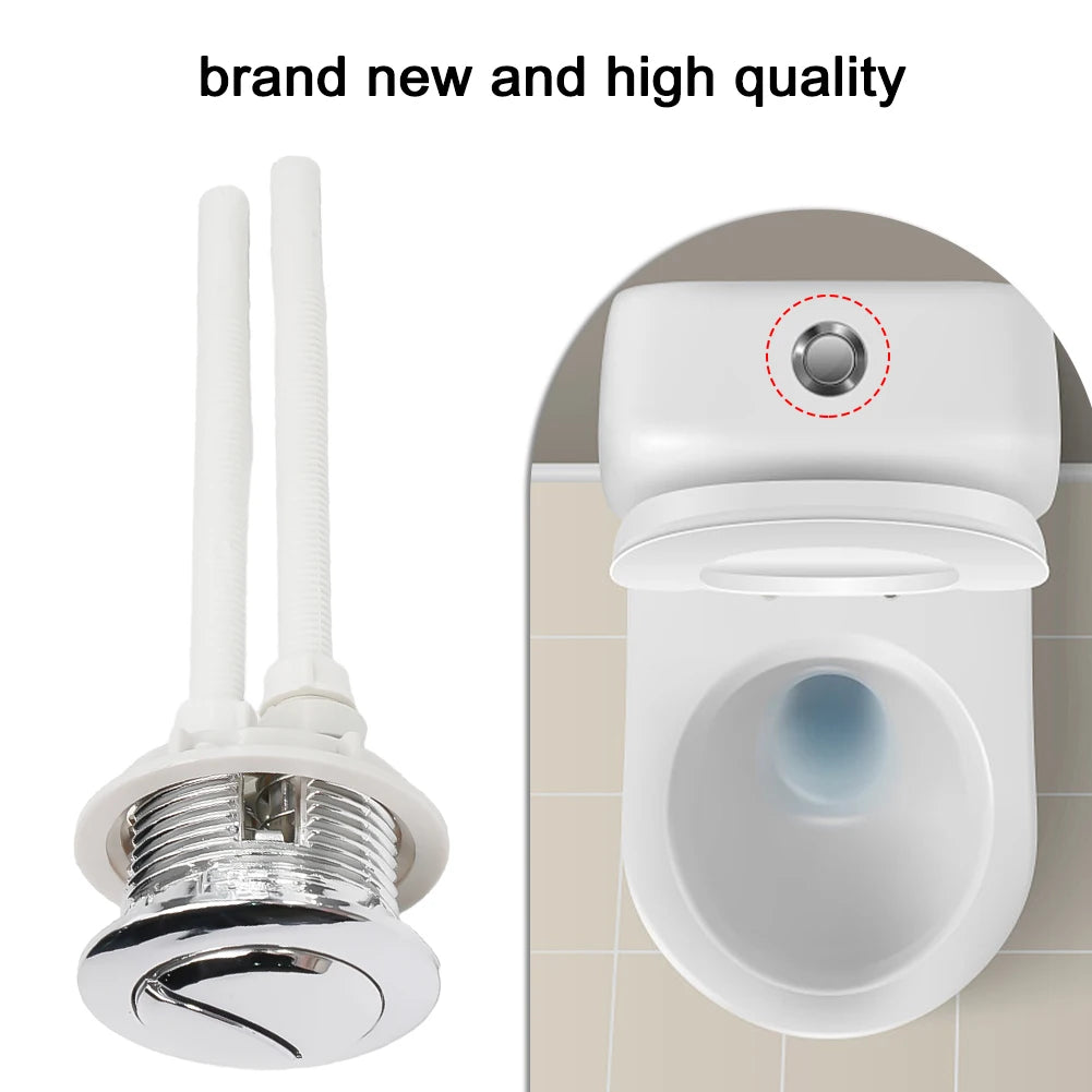 38 48 Dual Push Buttons Flush Toilet Water Tank 2 Rods Home Qme Default Title