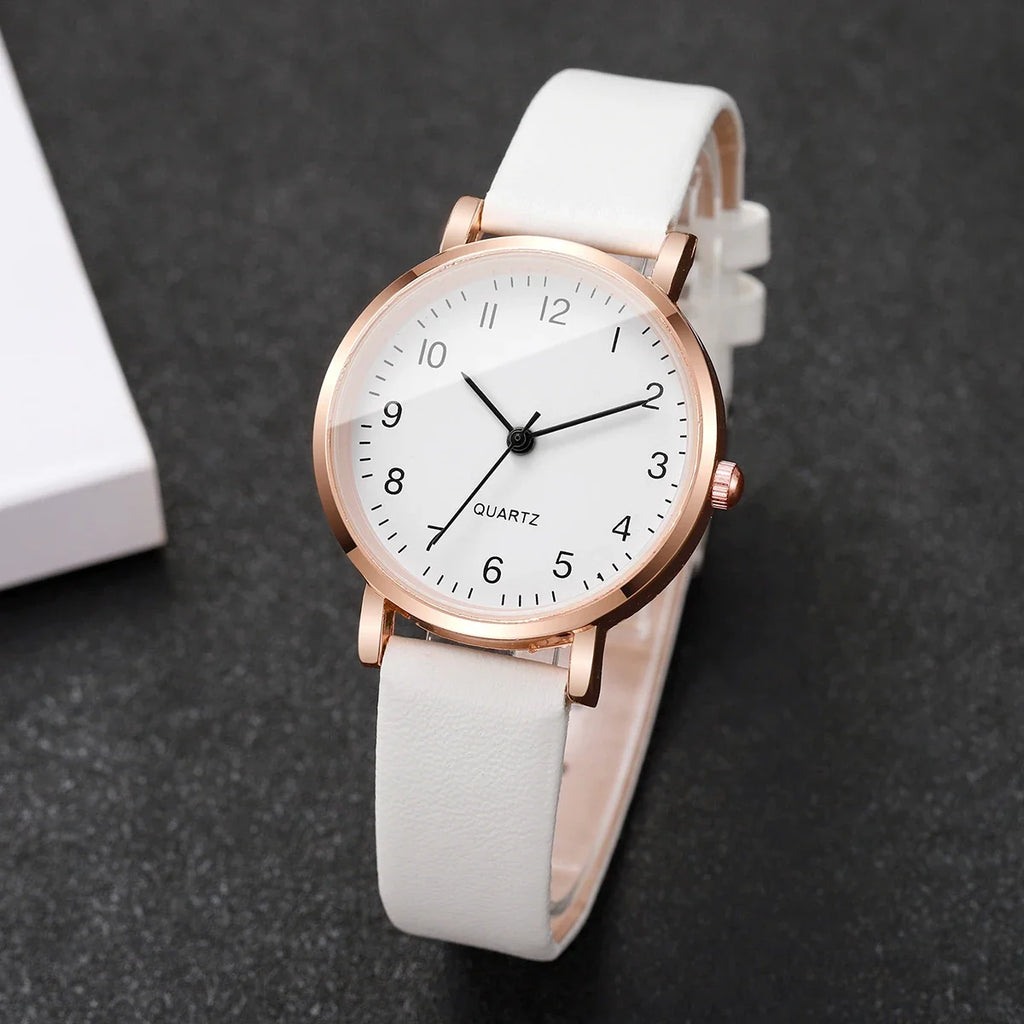2026 Thin strap small dial female student belt watch, women's exam specific quartz watch, women's digital watch Qme