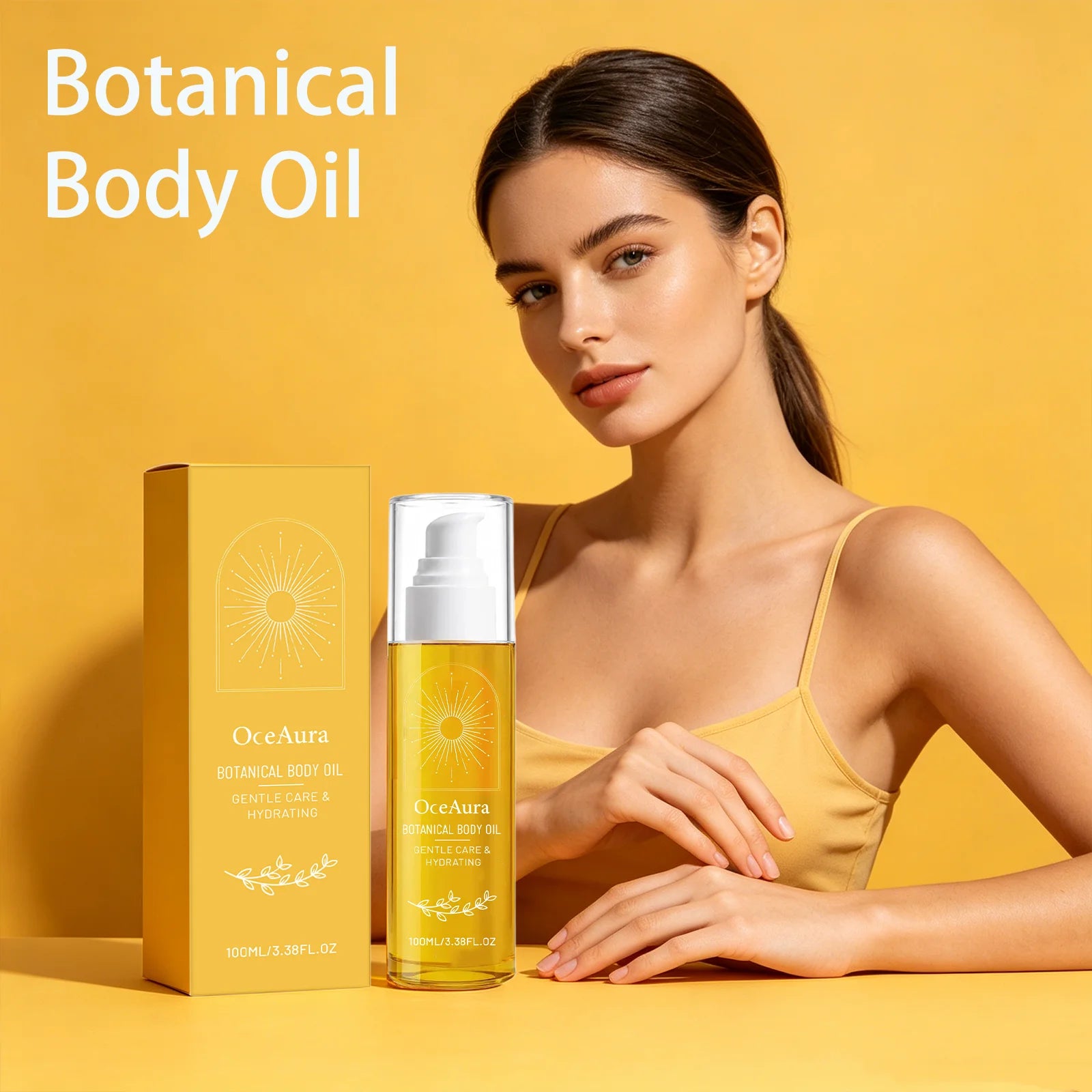 Oceaura Botanical Body Oil Gentle Brightening Smoothing Long-lasting Qme