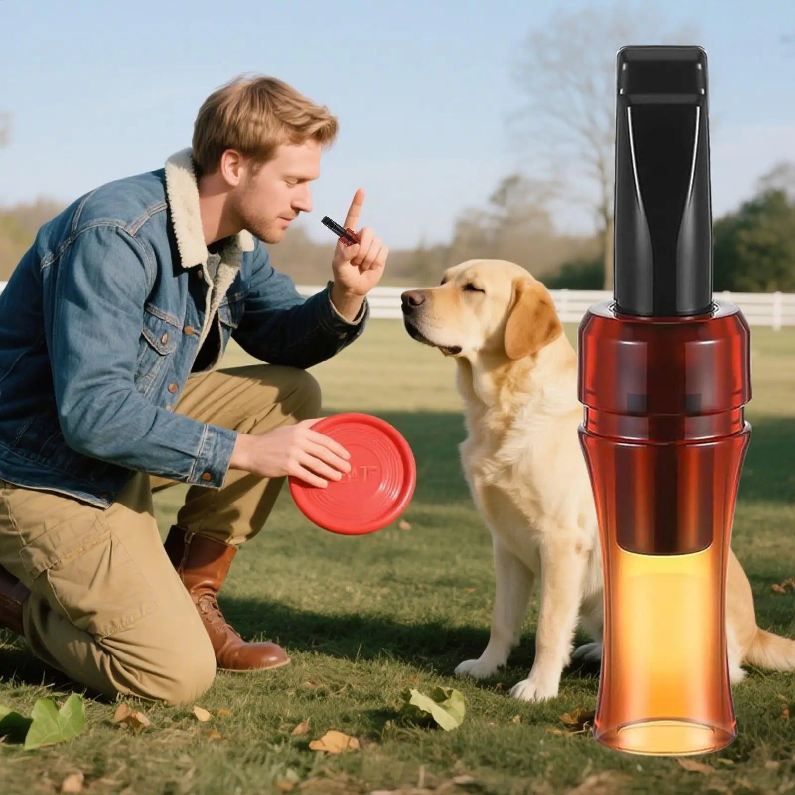 Crow Whistle Portable Pet Training Tool Ultrasonic Outdoors Hiking Qme