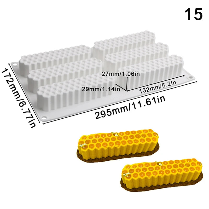 Pineapple Pear Peach Fruit Series Cake Silicone Mold Mango Orange Qme 15