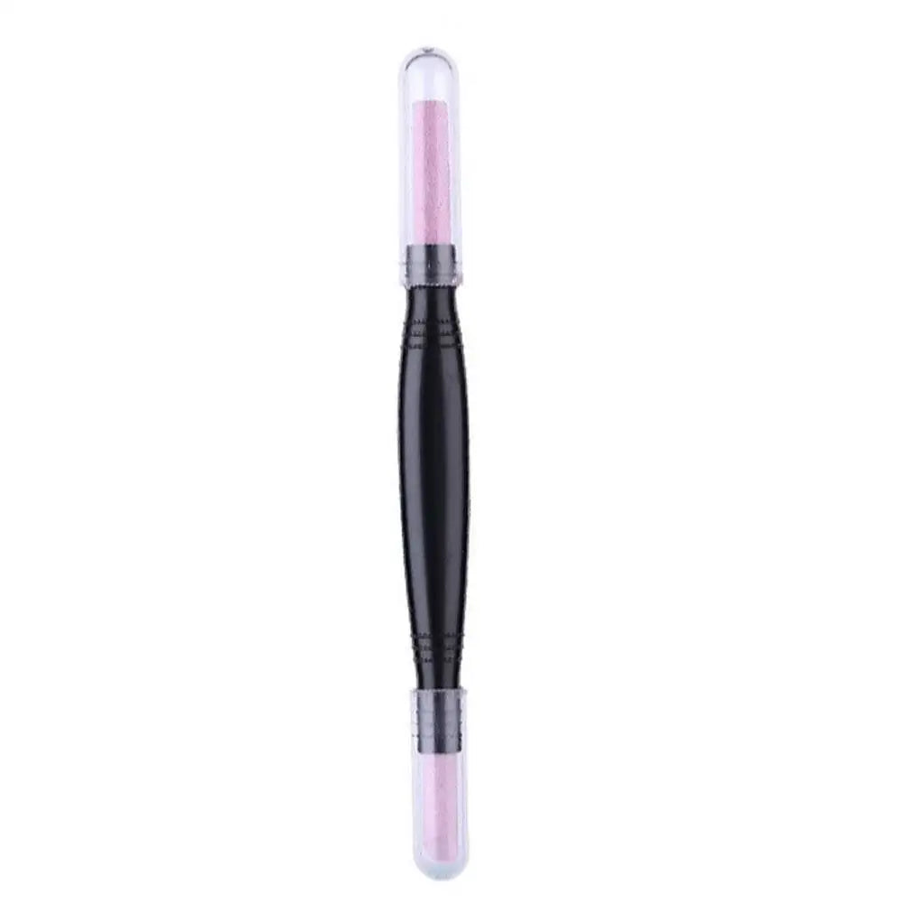 Nail Sanding Sticks File Cuticle Stone Pusher Care Tool Art Pen Qme Double head