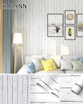 Vintage Wood Self Adhesive Paper Removable Peel Stick Wallpaper Blue Qme White wood 1mx45cm