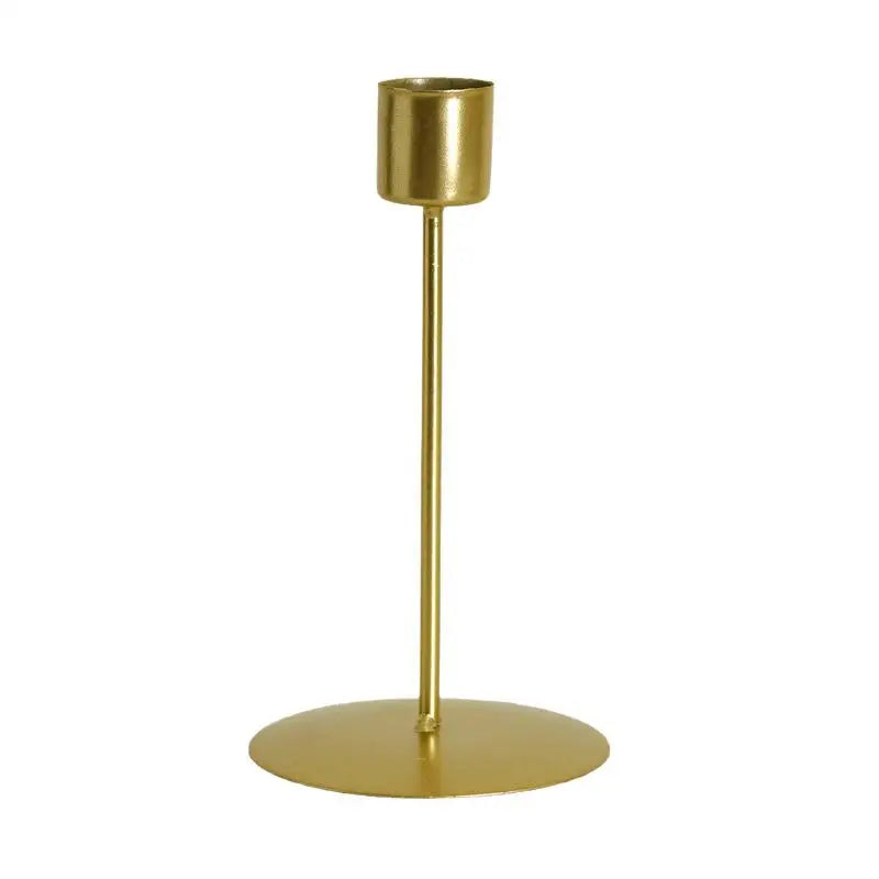 Living Room Decor Home Candlestick European Metal Candle Holders Qme