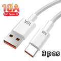 120W 10A Universal PD Charge Cable USB To Type C Cable Quick Charge Line USB C Fast Charging Data Cord Portable Travel Data Wire Qme 3pcs 1.5m
