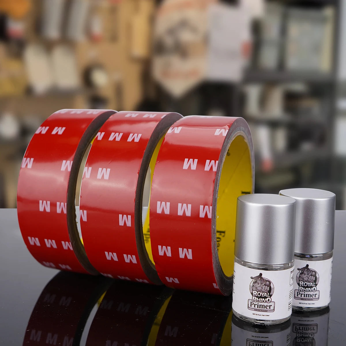 944 Primer Adhesion Promoter and Double Sided Tape Super Paste Combination 10ml Double Sided Tape Aid For Car Accessories Qme
