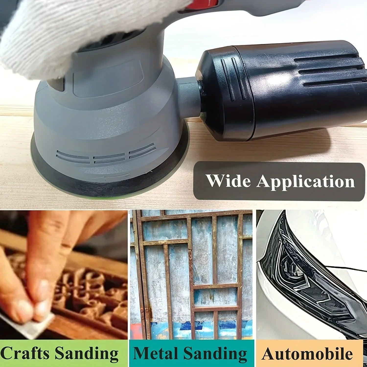 15pcsHook And Loop Wet Dry Sanding Discs 3000 4000 5000 8000 10000 Grits Compatible With Random Orbital Sanders Sanding Grinders Qme