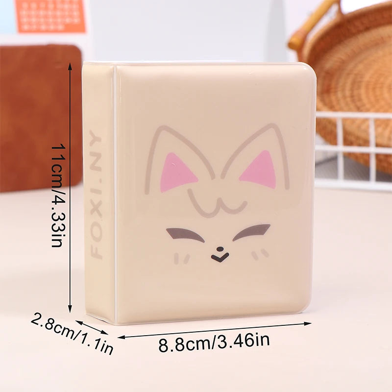 Collection Kpop Card Binder Cartoon Animal Album Photo Postcard Qme