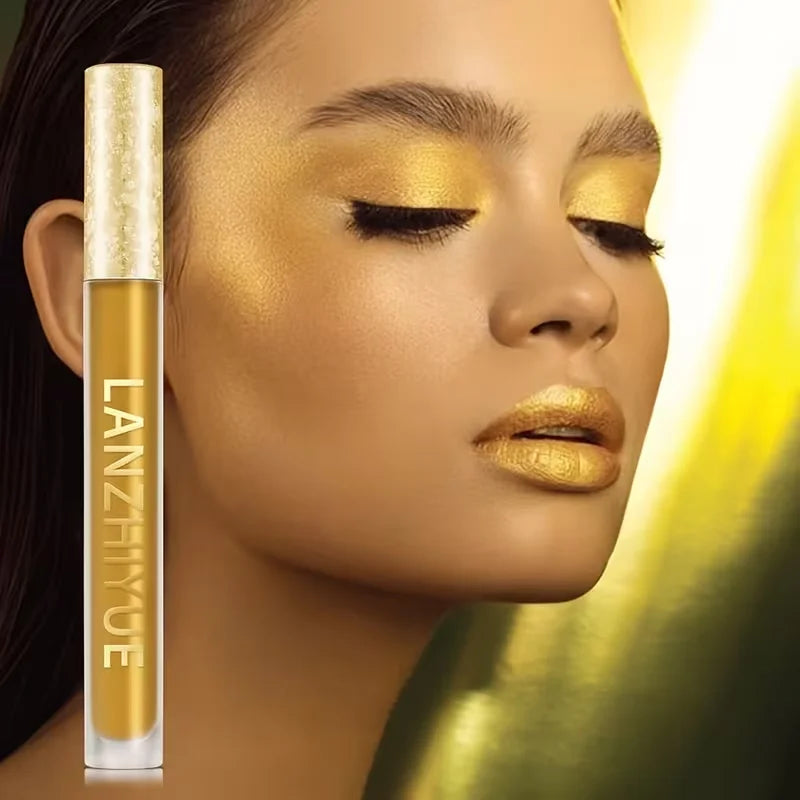2-in-1 Liquid Eyeshadow Lip Gloss Mermaid Pearlescent Shimmer Qme