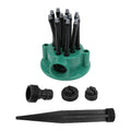 360 Degree Rotating Garden Sprinkler Multi Head Automatic Irrigation Sprayer Nozzle Lawn Watering System Garden Supplies Qme As picture